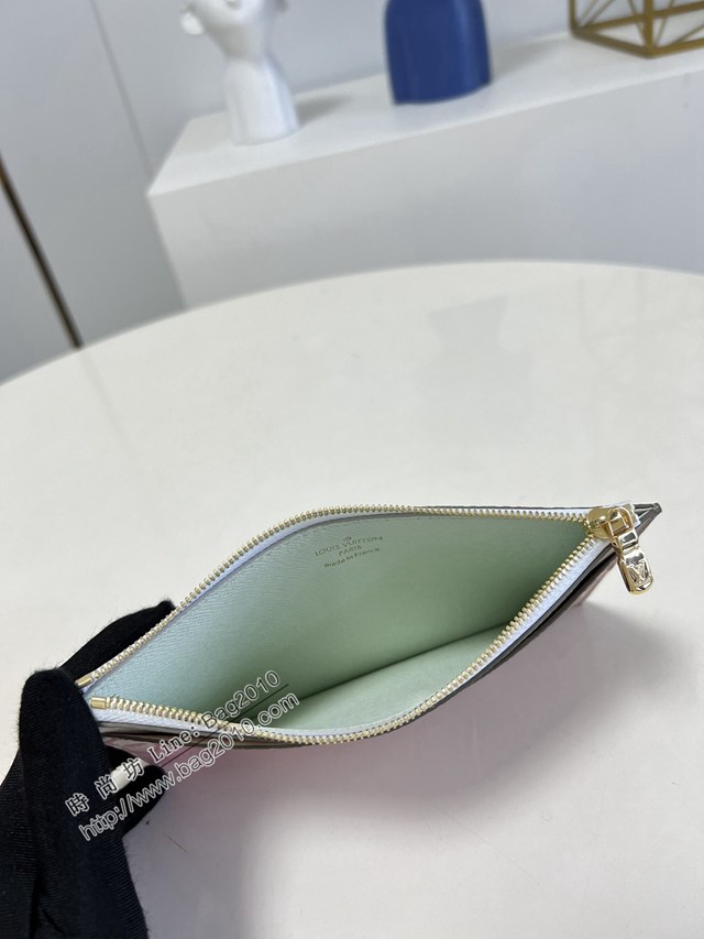 LV專櫃2023新款Spring in the City系列Slim Purse手拿包 M81354 路易威登漸變色彩手包 dn1349
